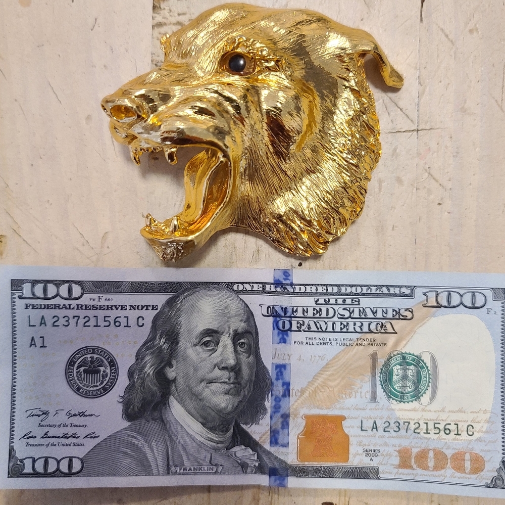 Christopher Ross Wolf Head Belt Buckle